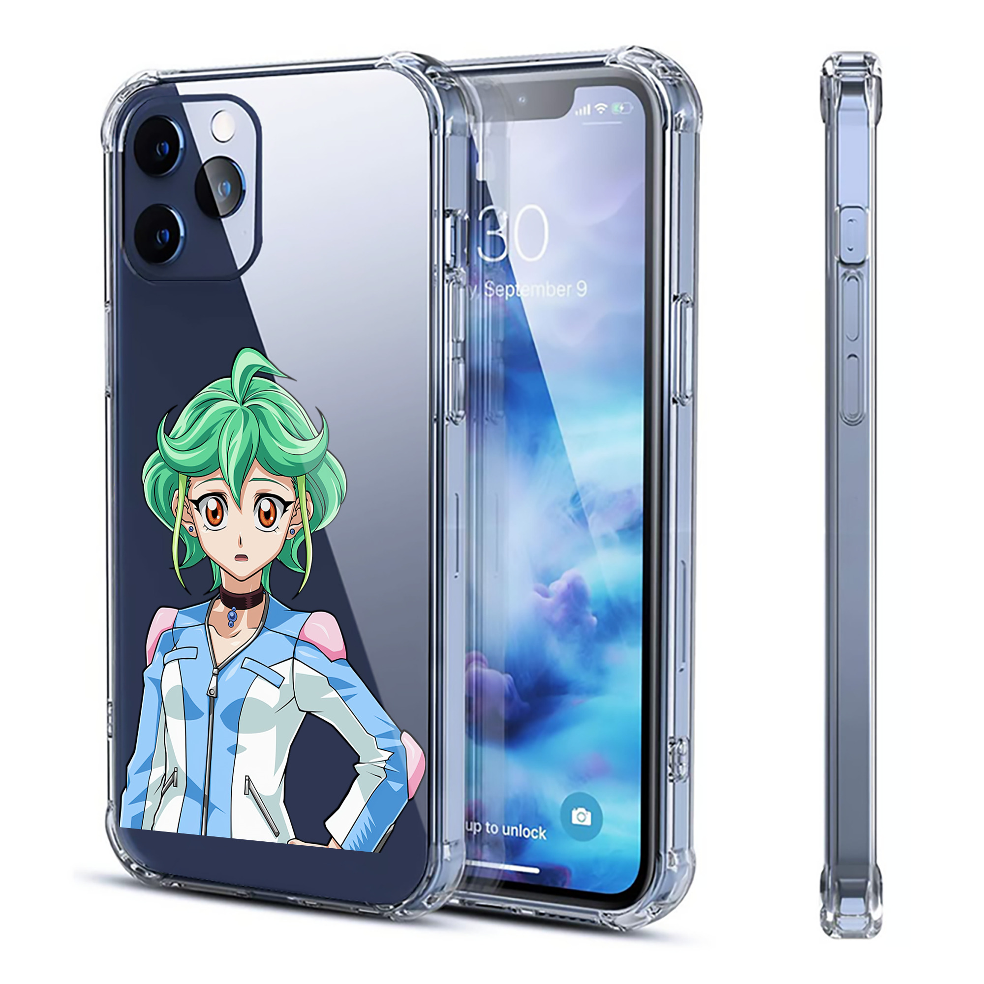 （画像用） 遊☆戯☆王 Yu-Gi-Oh! 【iPhone 12シリーズ対応】透明スマホケース（クリアソフトケース）